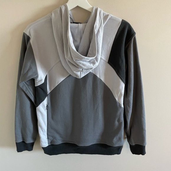 Lululemon All Yours Hoodie Colourblock Starlight/Asphalt Grey/Graphite Size 4 - Picture 7 of 12